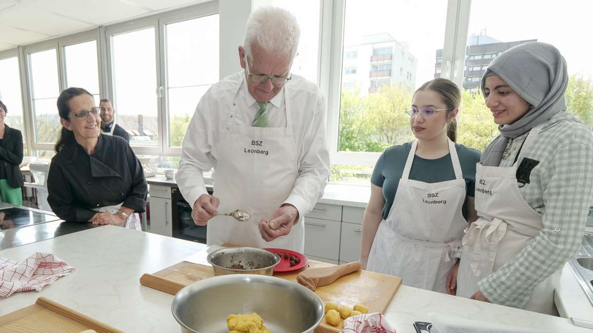Der Ministerpräsident in Leonberg: Kulinarische  Welt trifft „The Länd“