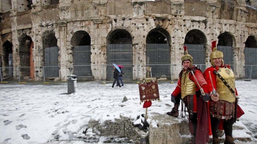 Fotos mit Touristen: Rom verbietet kostümierte Legionäre