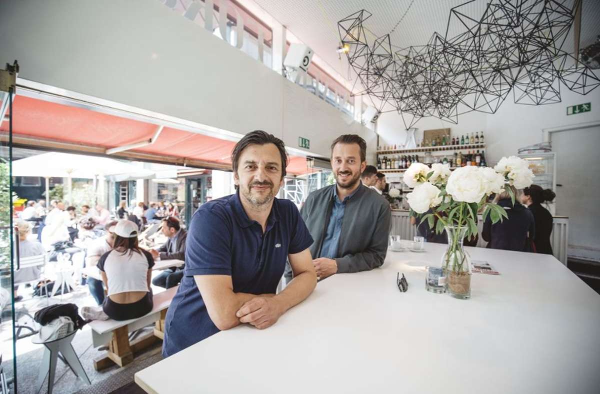 Marcus Philipp (li.) und Paul Benjamin Scheibe von der Tatti Café Bar.