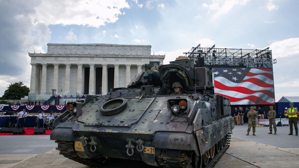 US-Nationalfeiertag mit Militärparade: Trumps Spektakel