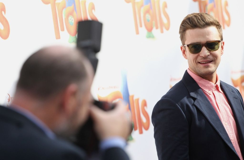 Justin Timberlake veröffentlichte im Mai 2016 den Soundtrack „Can’t stop the feeling“ zum Film „Trolls“. Foto: AFP