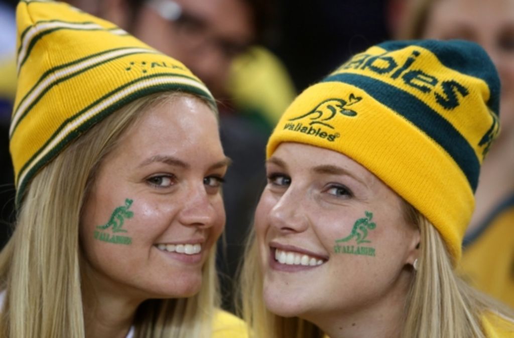 Die Fans der Springbocks aus Australien hoffen auf den Titel.