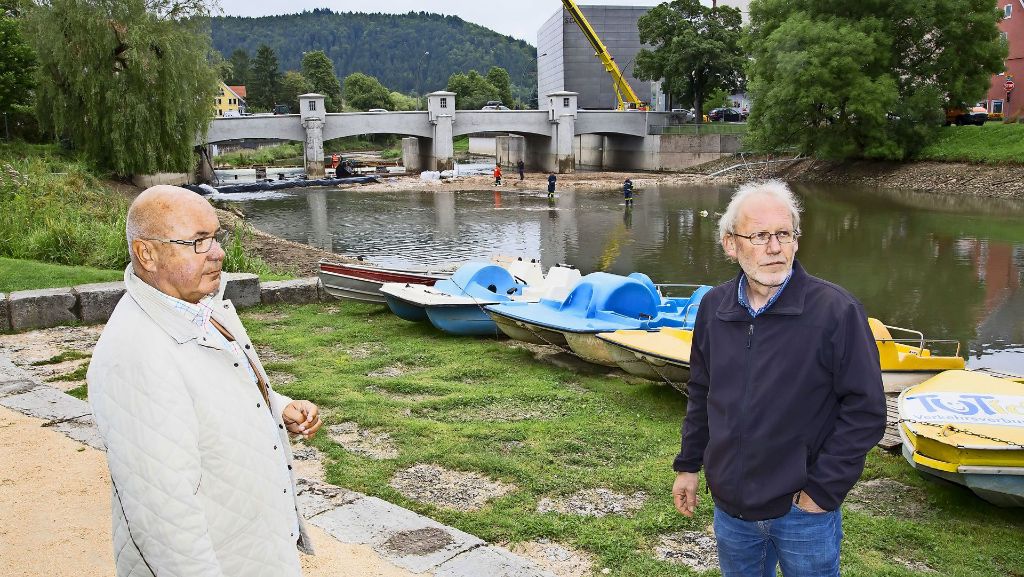 Donauabsenkung in Tuttlingen: Wasserspiegel runter, Emotionen hoch