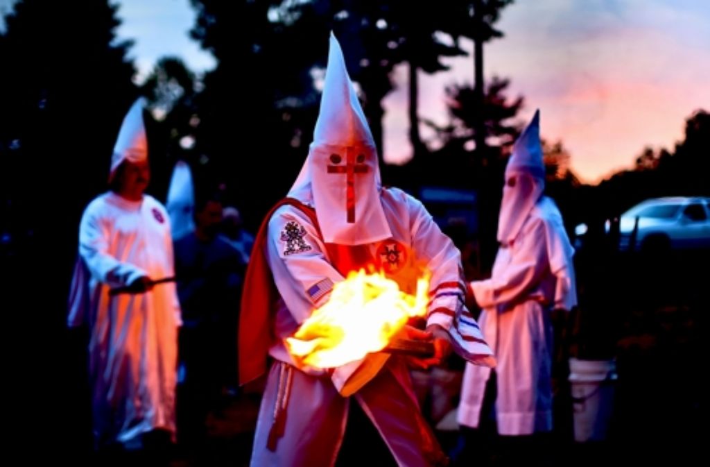 Der Ku-Klux-Klan hat auch im Südwesten schon  sein Unwesen getrieben. Foto:dpa Foto:  