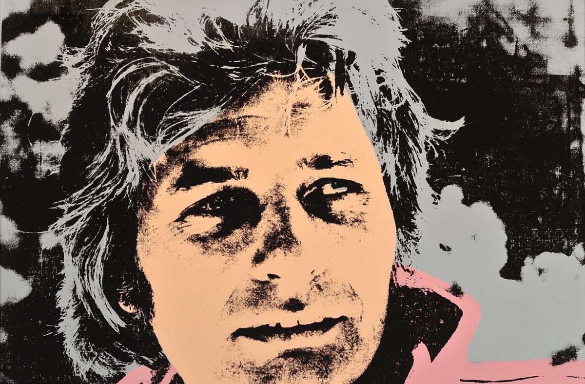 Acryl auf Leinwand: Gunter-Sachs-Porträt aus dem Jahr 1972