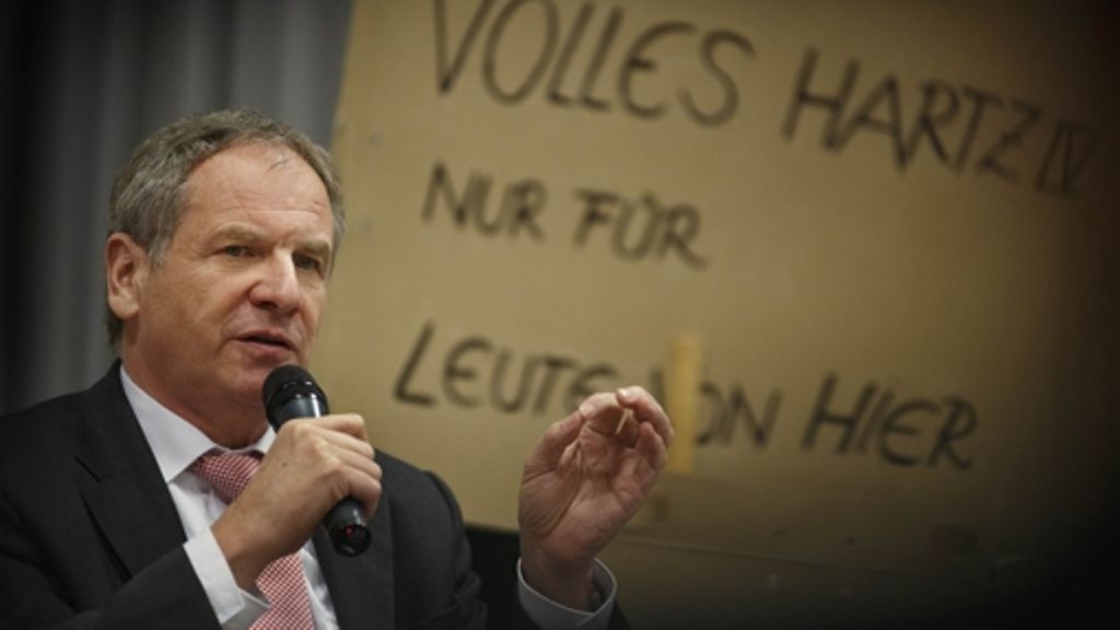 Reinhold  Gall in Weissach im Tal: Minister kritisiert  Merkel