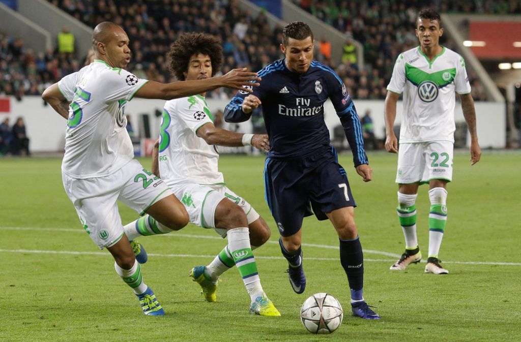 2015/16 war der VfL Wolfsburg ganz nah dran, Real Madrid um Cristiano Ronaldo aus der Champions League zu bugsieren. Zuhause gewannen die Wölfe das Viertelfinal-Hinspiel mit 2:0.