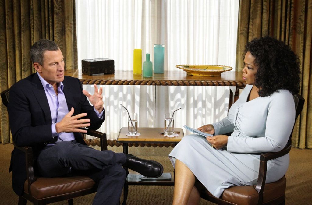 2013: Ein Moment für die TV-Geschichte – der frühere Radprofi Lance Armstrong gesteht Oprah Winfrey seine Dopingvergangenheit.