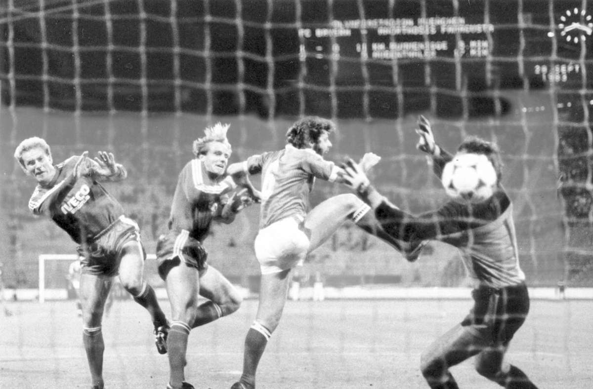 Torfestival im Uefa-Pokal am 28. September 1983 gegen Anorthosis Famagusta: Die Gastgeber gewinnen nach fünf Toren von Karl-Heinz Rummenigge mit 10:0 – höchster Europapokalsieg der Bayern im Olympiastadion.