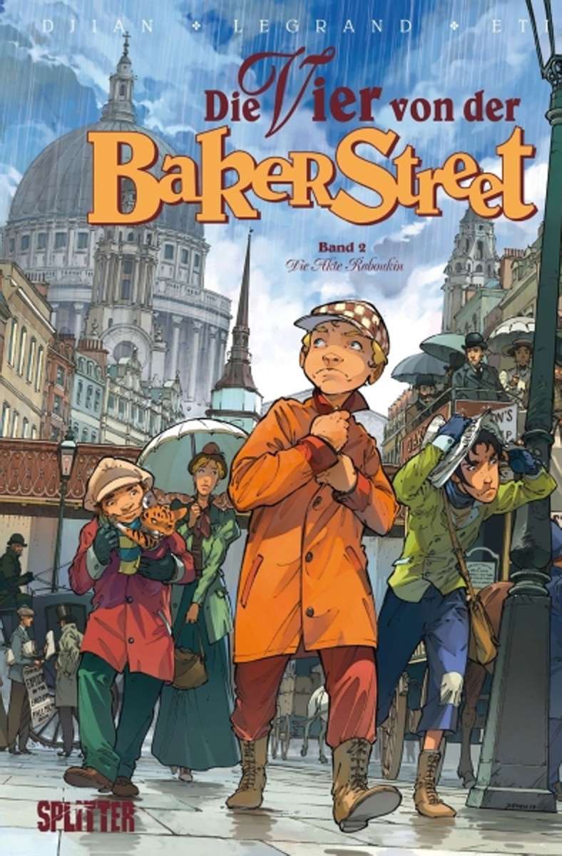 Comic-Cover der Reihe „Die Vier von der Baker Street“