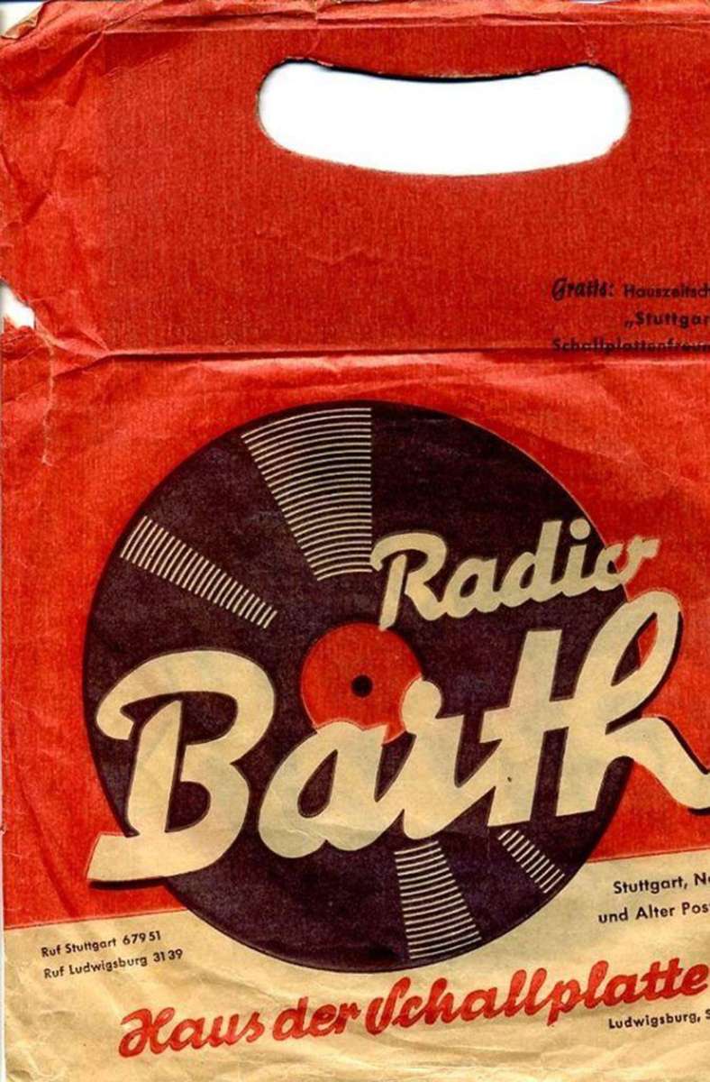 Die Tüte von Radio Barth war aus Pappe.