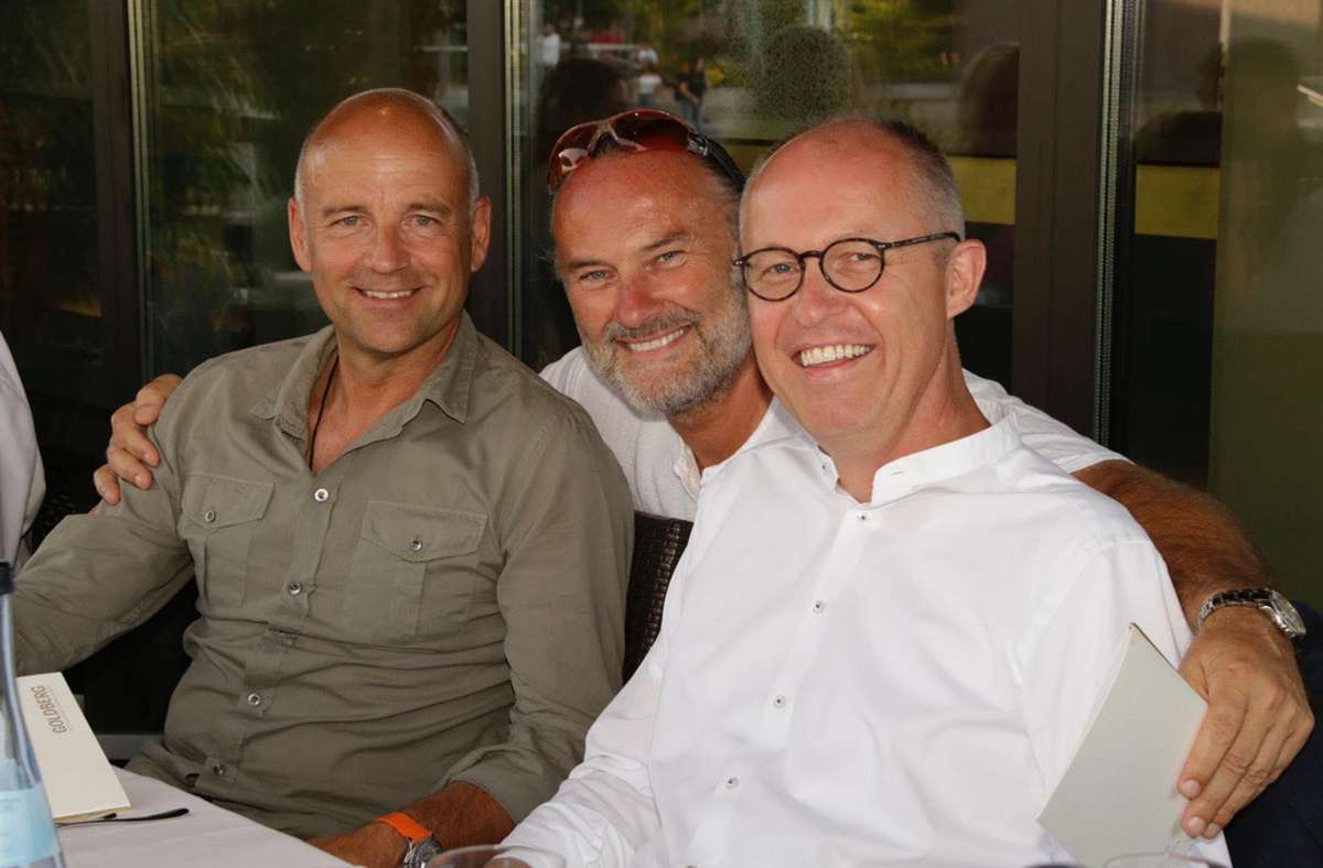 Unternehmer Thomas Hillenbrand, Initiator Zoltán Bagaméry und Ernährungsmediziner Thomas Kuhn (von links).