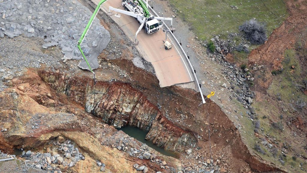 Beschädigter Oroville-Staudamm in Kalifornien: Die Gefahr ist noch nicht gebannt