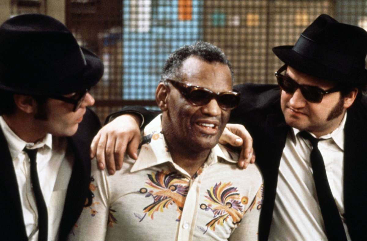 Dan Aykroyd, Ray Charles und John Belushi (von links) in „Blues Brothers (1980)
