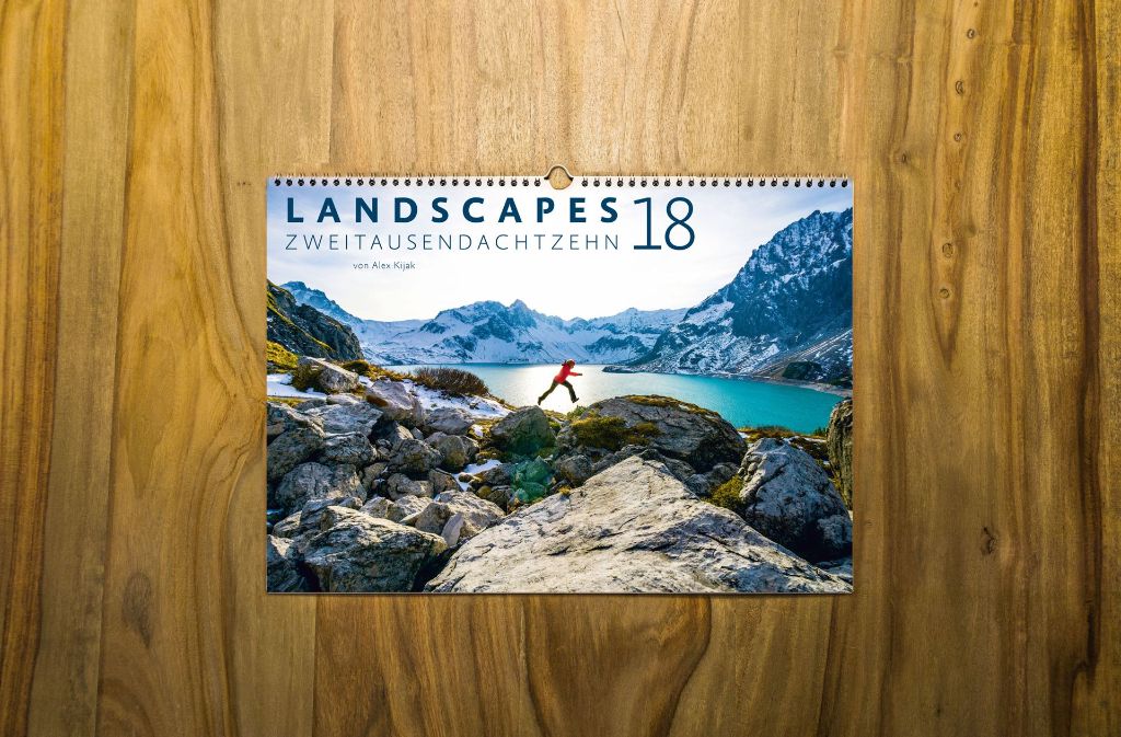 Der Landscapes-Kalender von Alexander Kijak. Ein „Best of“ aus seinen Reisefotografien aus dem Jahr 2017.