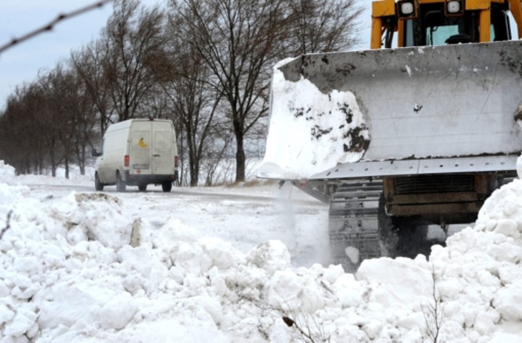 Schneemassen machten den Menschen vor allem in Serbien zu schaffen.