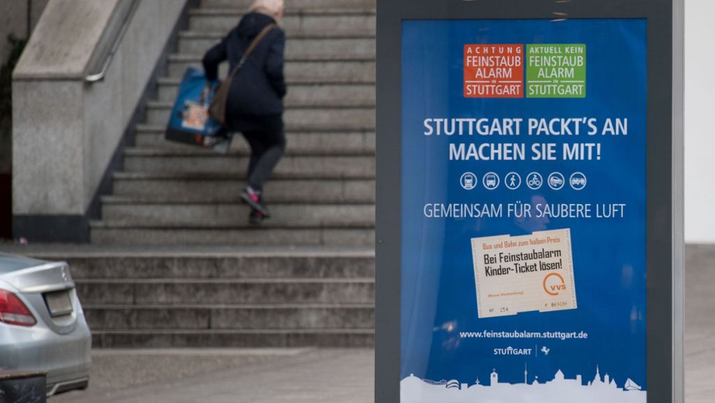 Kurz vor Feinstaubalarm: Werte in Stuttgart relativ niedrig