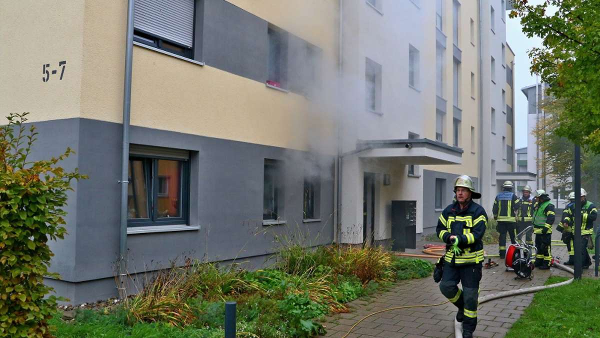Brand in Stuttgart-Giebel: Unachtsamkeit verursacht Schaden von 50.000 Euro