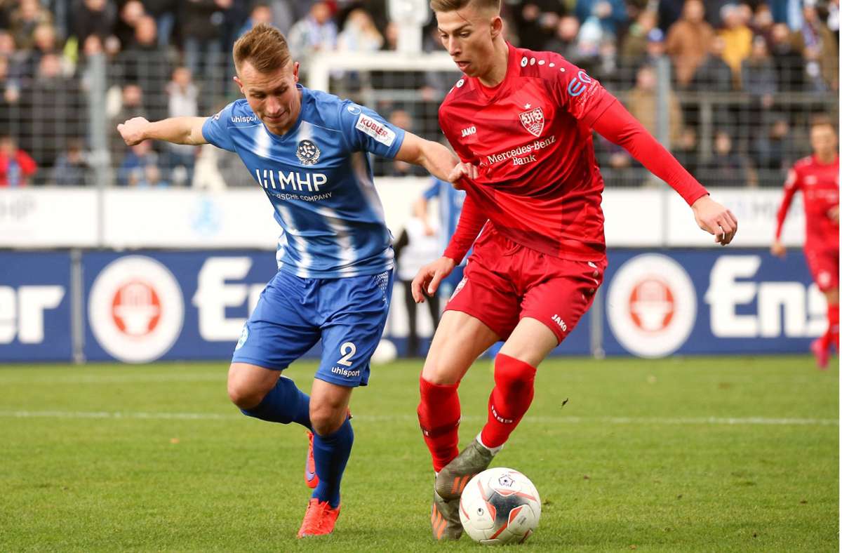 Ex-VfB-II-Spieler Nick Bätzner spielt neuerdings für KV Oostende, dem Club von Trainer Alexander Blessin in Belgien.