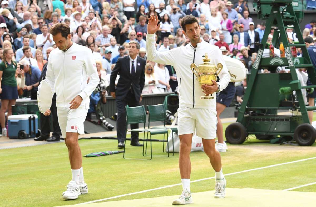 2019 erreichte der Schweizer noch einmal das Endspiel in Wimbledon, doch in einer epischen Partie unterlag er dem Serben Novak Djokovic 6:7, 6:2, 6:7, 6:4, 12:13.