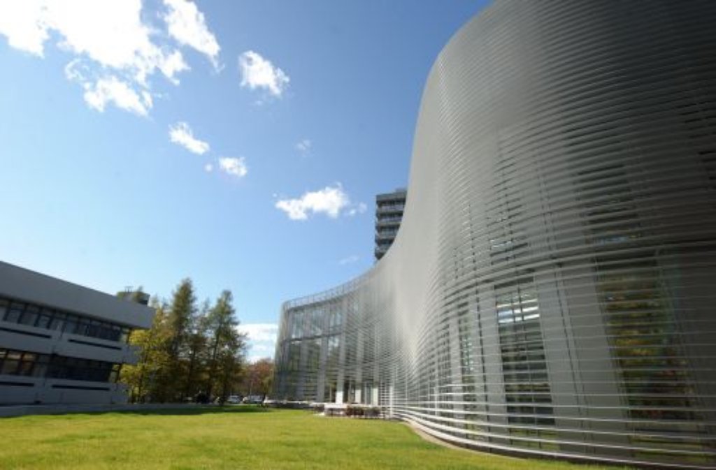 Das neue Raumfahrtzentrum (RZBW) der Universität Stuttgart in Stuttgart-Vaihingen.