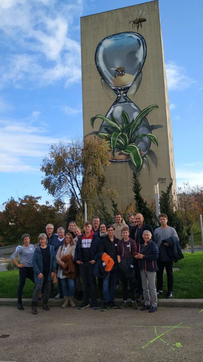 Eine Ditzinger Delegation besucht zum 50-Jahr-Jubiläum im vergangenen November die Partnerstadt Rillieux-la-Pape.