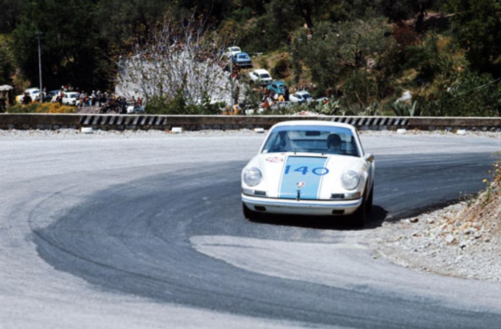 1970: Porsche 911 S 2.0 Coupé beim Rennen Targa Florio