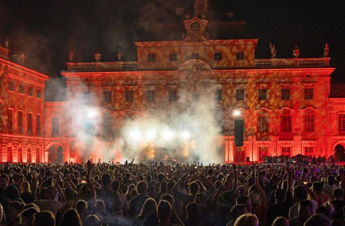 Electrique Baroque in Ludwigsburg: 5000 Technofans feiern im Schloss