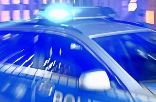 Laut Polizei geriet der unbekannte Fahrer mit einem Audi R 8 ins Schleudern und prallte gegen einen Laternenmast. (Symbolfoto) Foto: dpa/Carsten Rehder