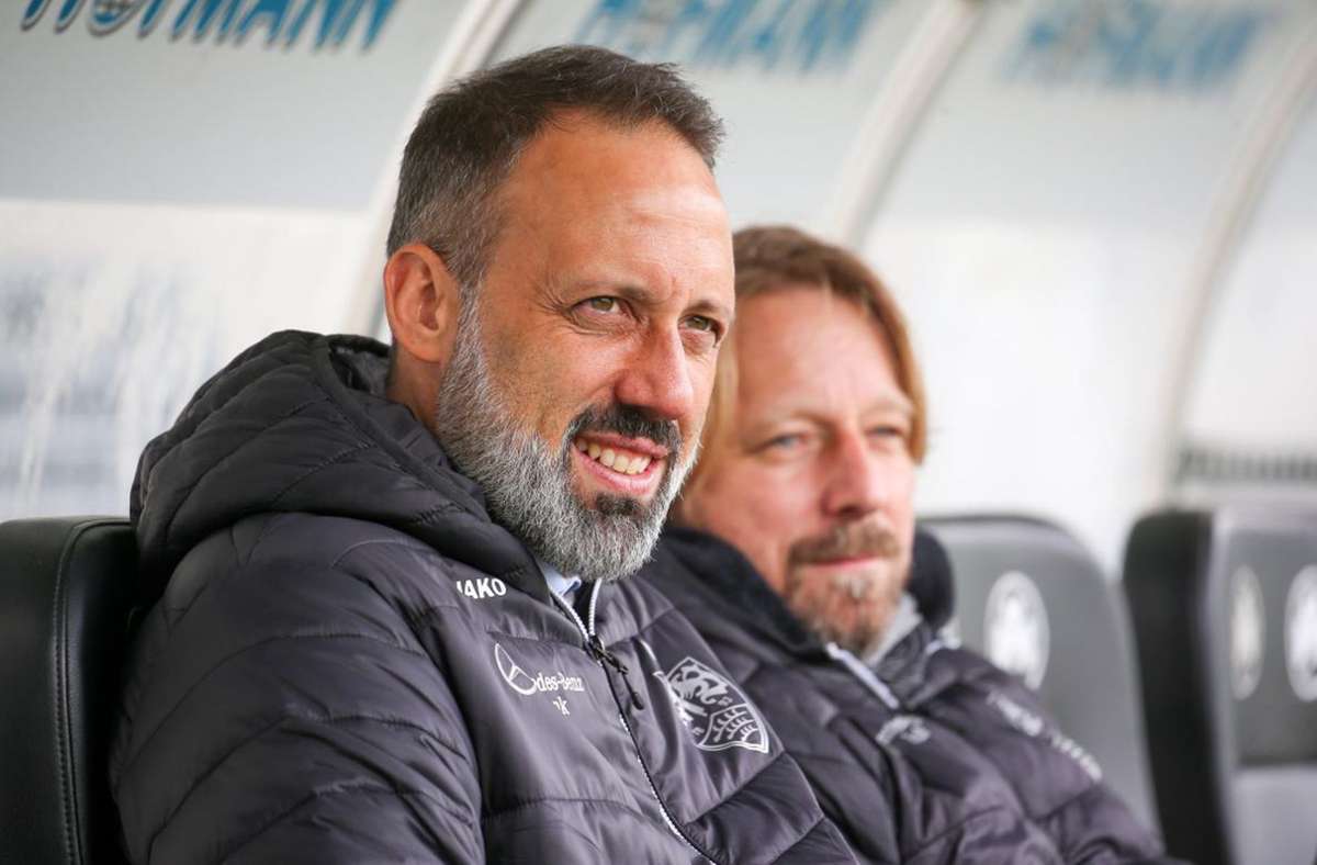 19.02.2021; vorzeitige Vertragsverlängerung bis 2024: Das Duo Mislintat/Matarazzo gilt mittlerweile als Erfolgsformel beim VfB.