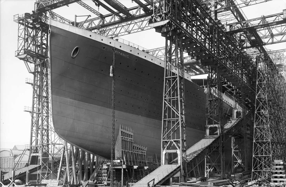 Am 31. März 1909 wurde die „Titanic“ als Baunummer 401 der Werft Harland & Wolff Ltd. in Belfast (seinerzeit Provinz Ulster im Vereinigten Königreich) auf Kiel gelegt.