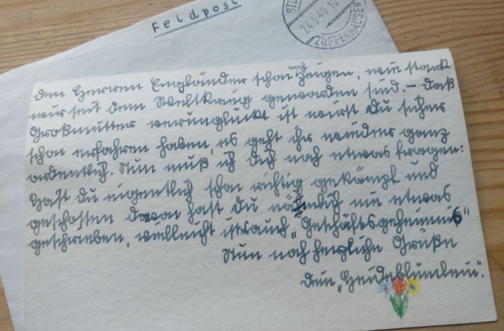 „Dein Gänseblümchen“: Feldpostbrief an den Cousin an der Front