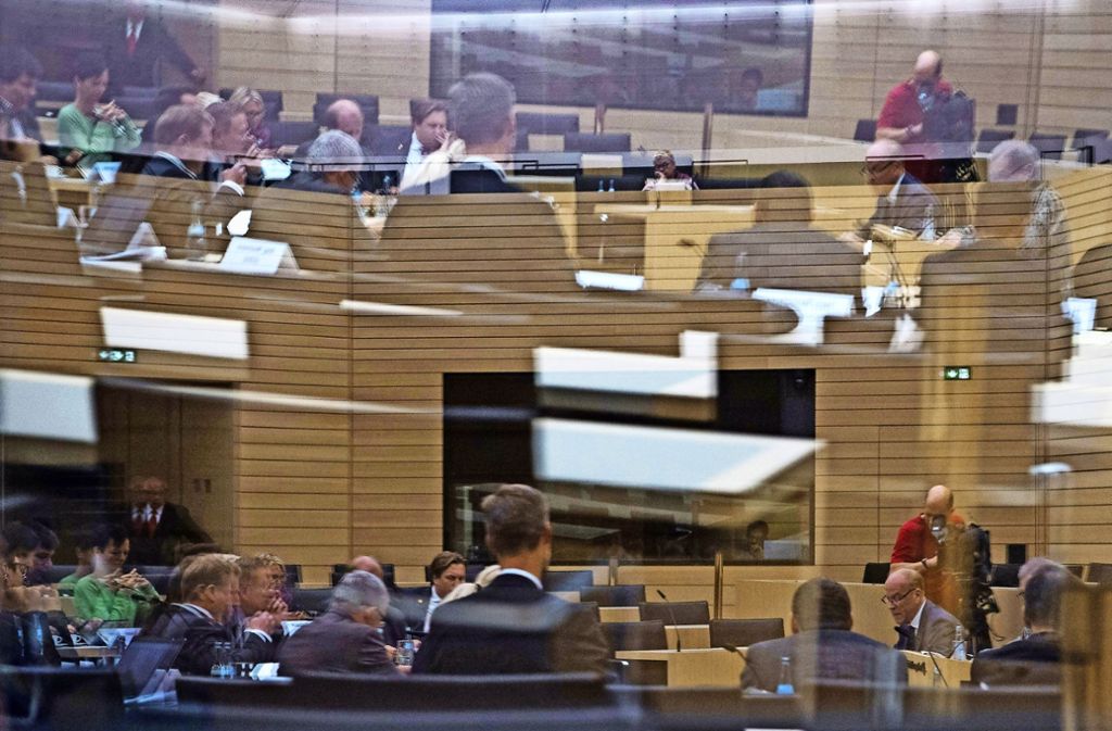 Sitzung des NSU-Untersuchungsausschusses im Landtag von Baden-Württemberg Foto: dpa