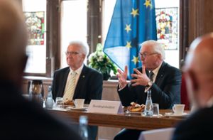 Bundespräsident verleiht Orden –  Treffen mit Kretschmann