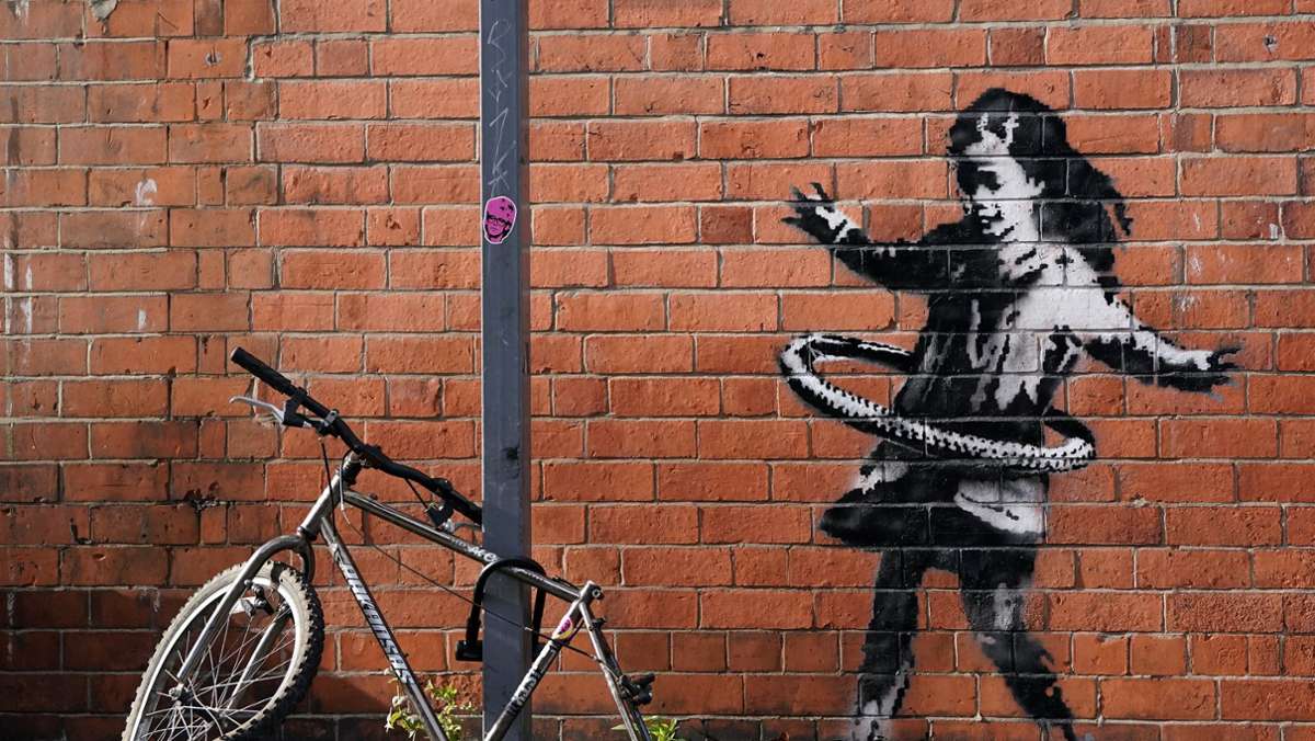 Aufmunterung für Nottingham: Neues Kunstwerk von Banksy in Großbritannien aufgetaucht