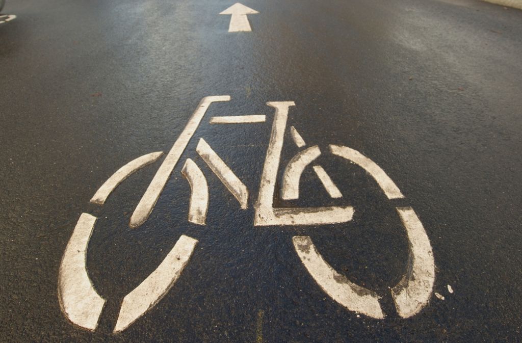 Ein Radweg als Streitfall Foto: dpa