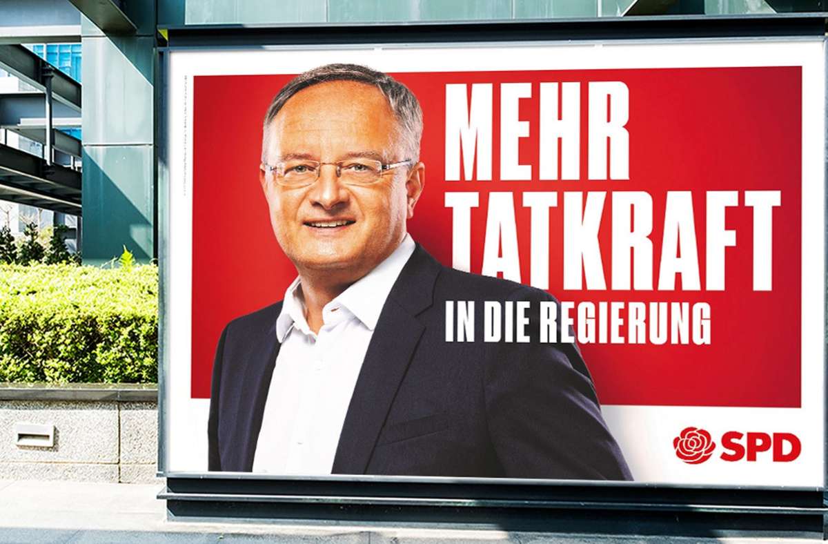 Auch die SPD setzt ihren Spitzenmann Andreas Stoch in den Vordergrund