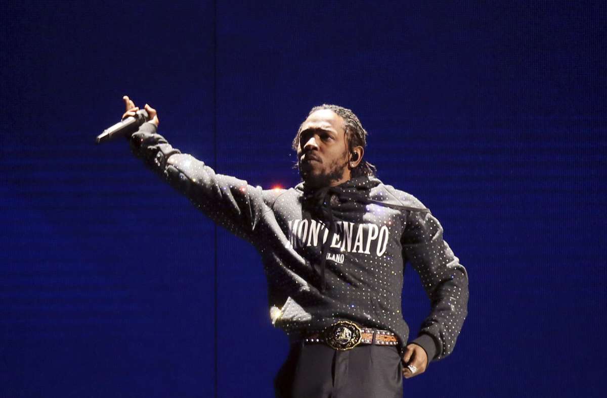 US-Rapper Kendrick Lamar (Archivbild) Foto: AP/Joel C Ryan
