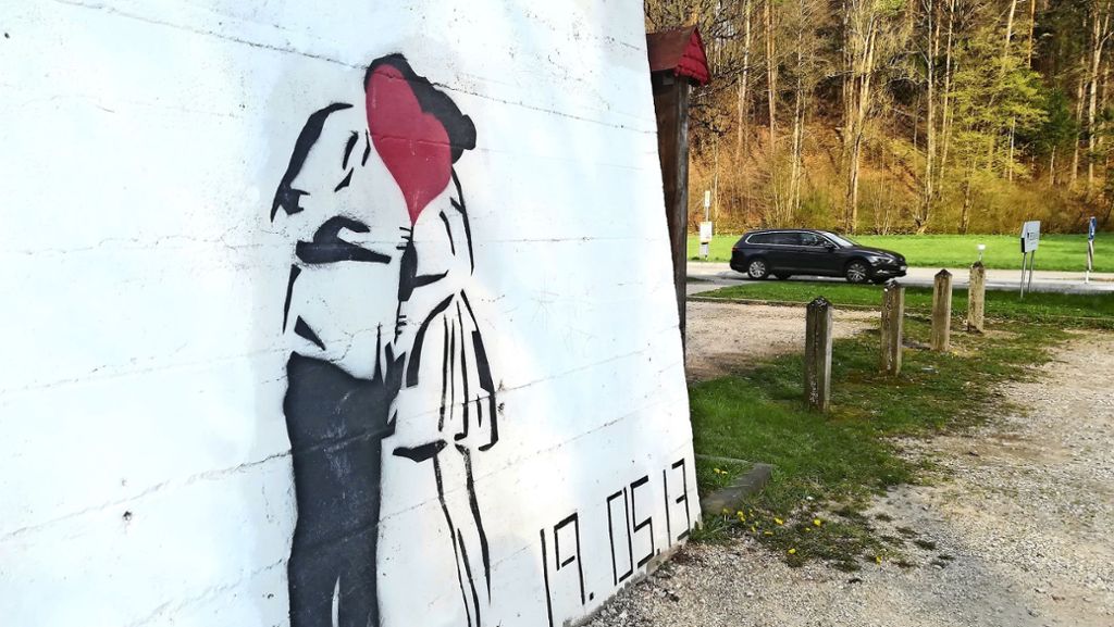 Wandbild im Siebenmühlental: War Banksy in Leinfelden-Echterdingen?