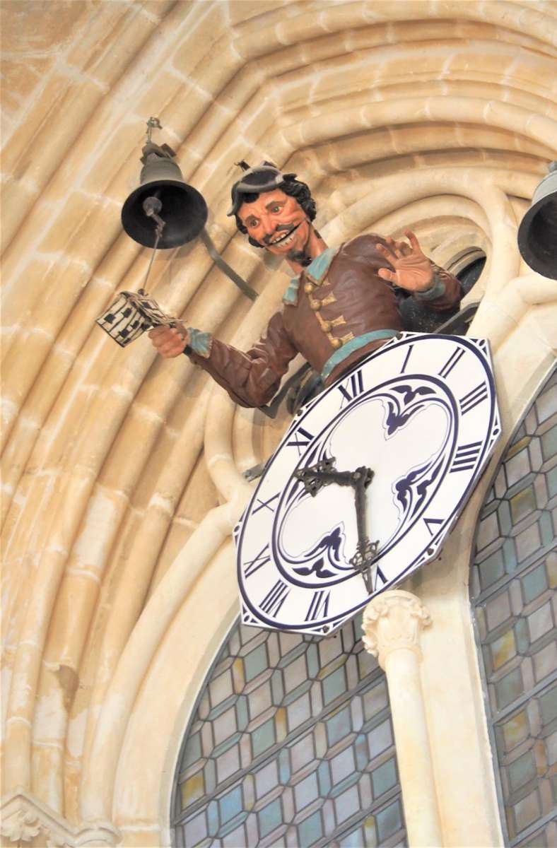 Der Fliegenschnapper in der Kathedrale von Burgos
