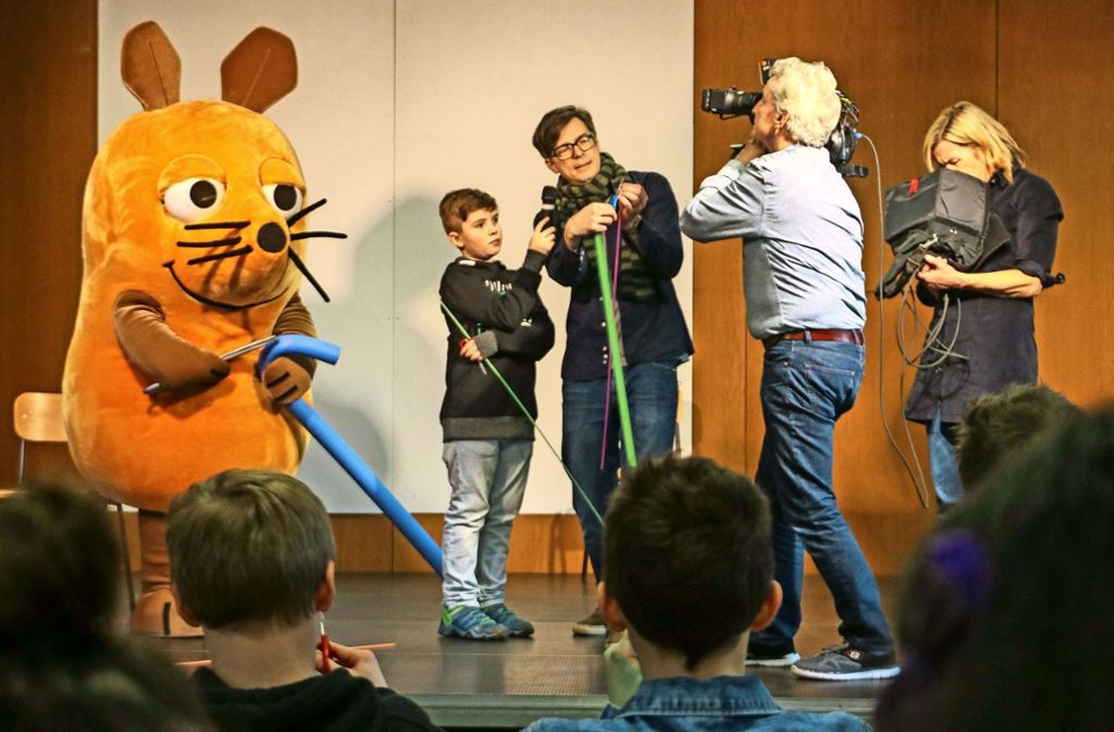 Sendung Mit Der Maus Kommt Nach Besigheim Die Schule Mit Der