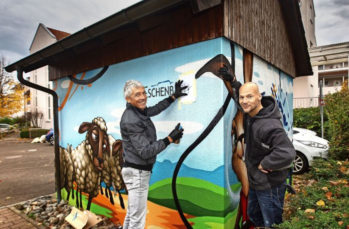 Zuwachs für den Graffiti-Zoo in Eschenbach