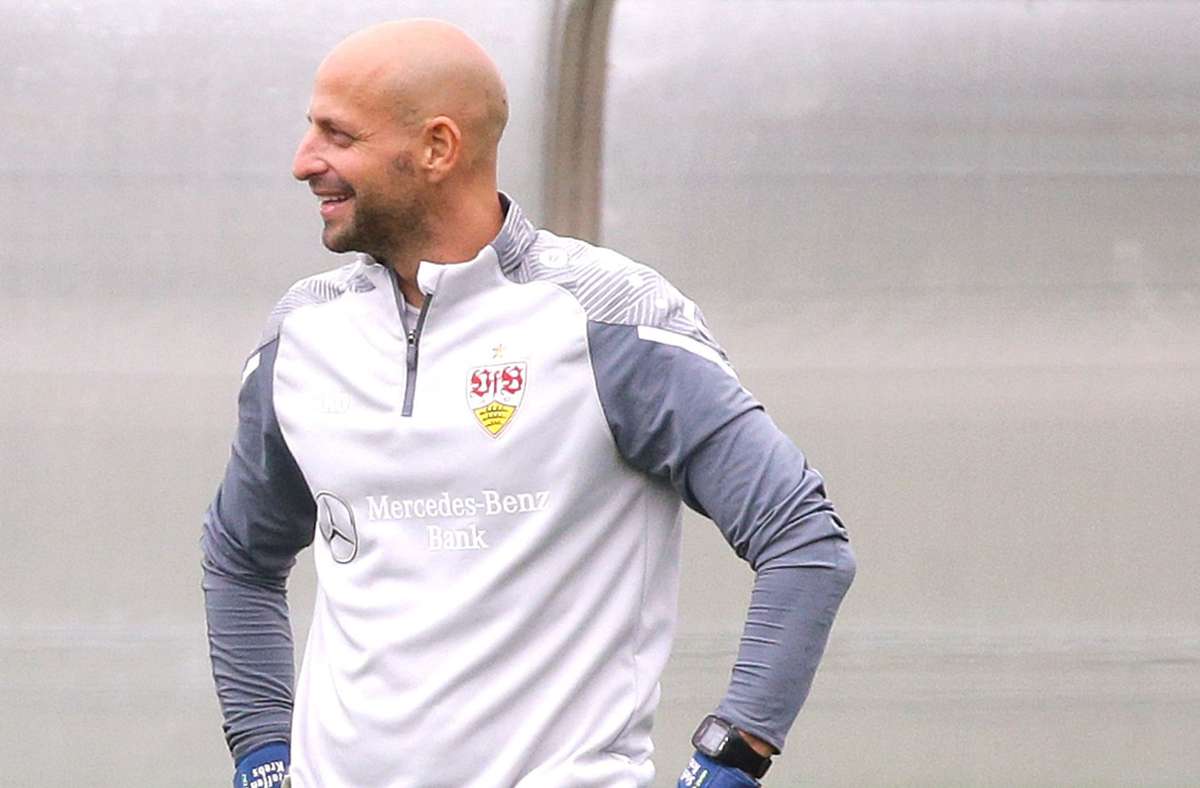 Steffen Krebs (39) kümmert sich beim VfB um die Torhüter