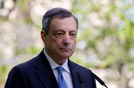 Regierungschef Mario Draghi ist zurückgetreten. Foto: AFP/LUDOVIC MARIN