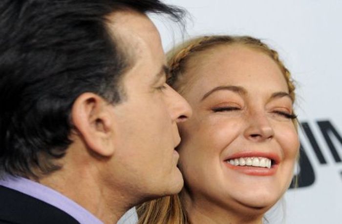 Ein Küsschen für Lindsay Lohan