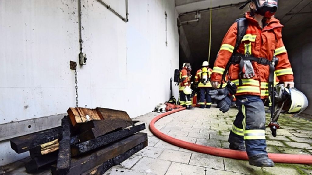 Brand im S-Bahn-Tunnel in Echterdingen: Ermittler schließen Brandstiftung aus