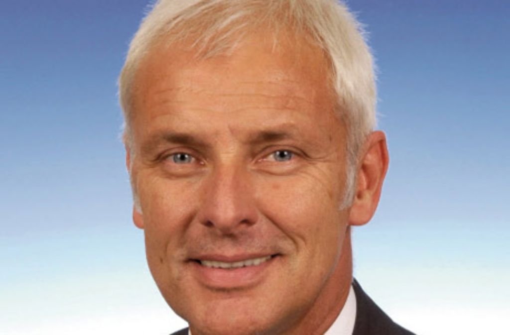 VW-Manager Matthias Müller ist Chefstratege bei der Modellplanung.