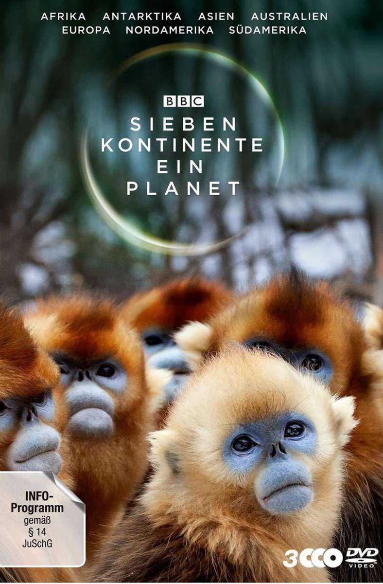 Sieben Kontinente – Ein Planet. Diverse Regisseure. Polyband DVD/Blu-Ray. 350 Minuten. Sir David Attenborough führt in dieser BBC-Dokumentation in sieben Folgen um die Welt – mit spektakulären Aufnahmen. (lro)