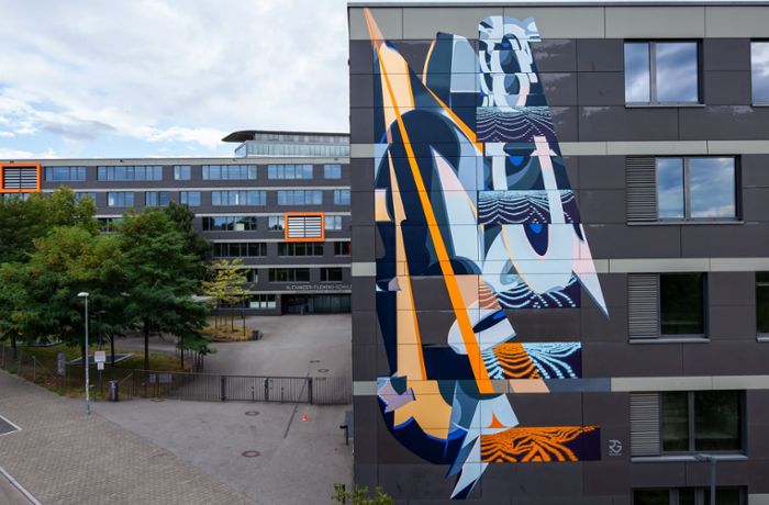 Urbane Kunst in Stuttgart: Fünf Fassaden werden zu großen Bildern