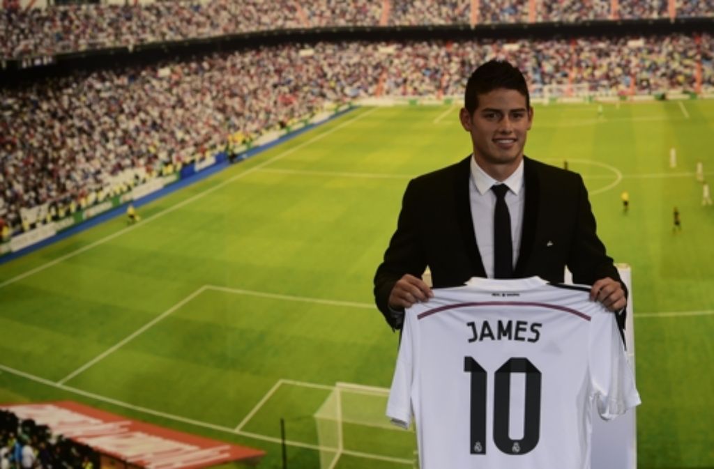 Der Kolumbianer James Rodríguez stürmt nun für Real Madrid. In der Bilderstrecke werfen wir einen Blick zurück auf den WM-Aufsteiger.